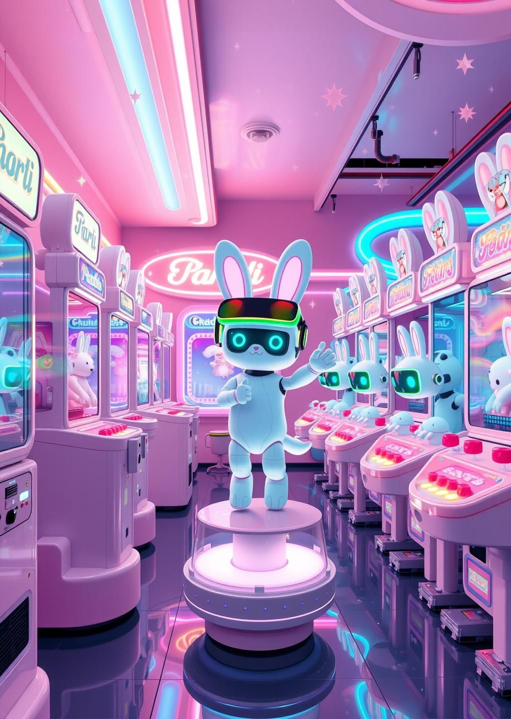 Future Pastel Arcade Playground