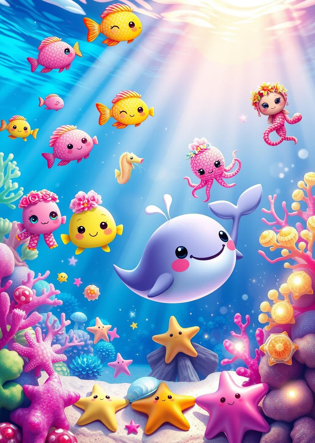 Underwater Kawaii Ocean Paradise