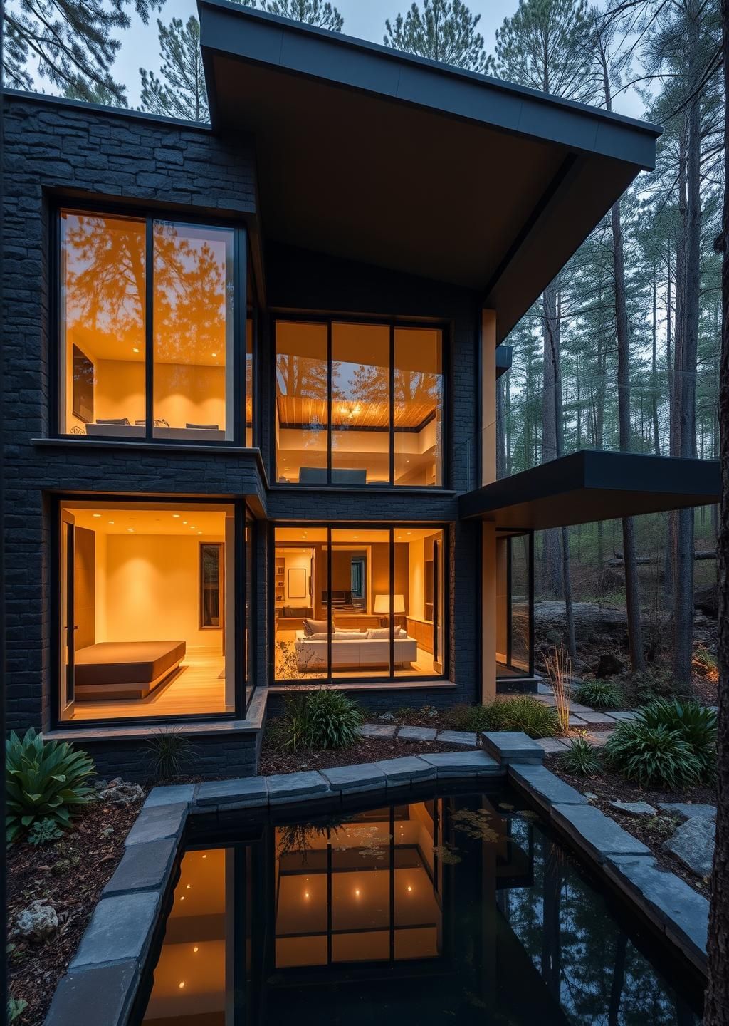 Sculptural living spaces. #ModernDesign #HomeGoals