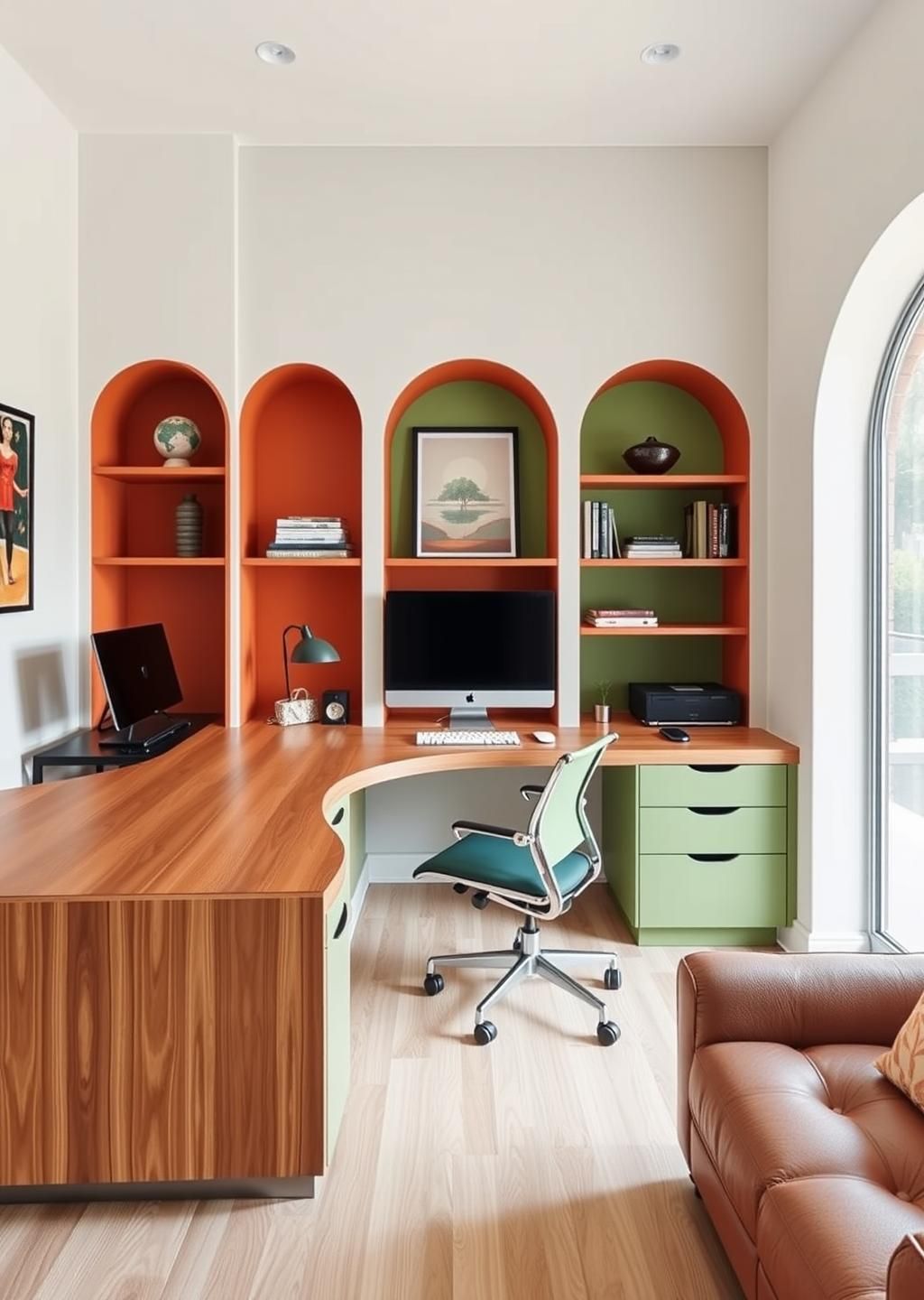 Mid-Century Home Office Ideas