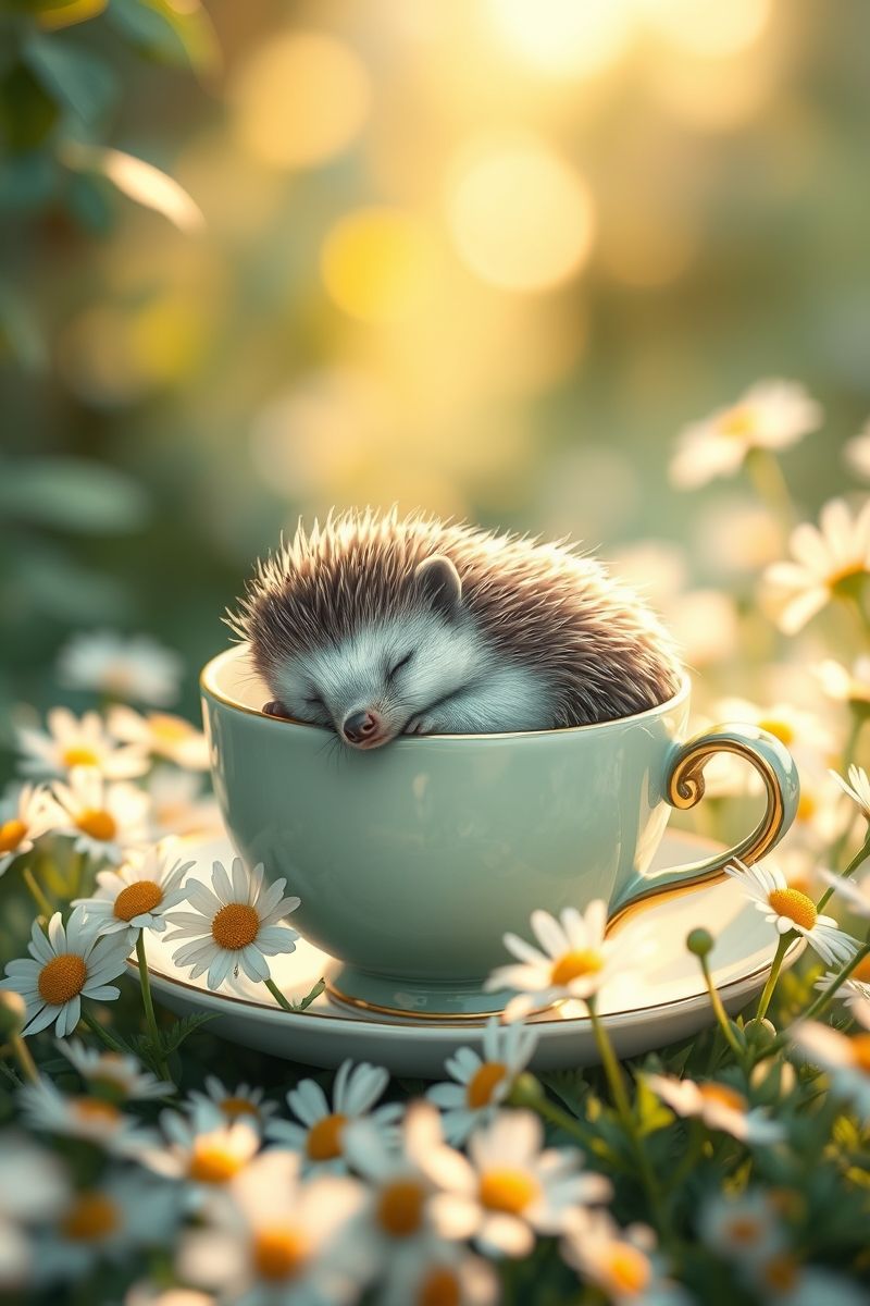 Get Hedgehog Nap Glow #AestheticPet