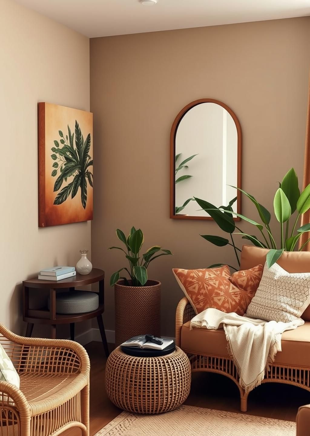 Eco-Friendly Living Room Corner