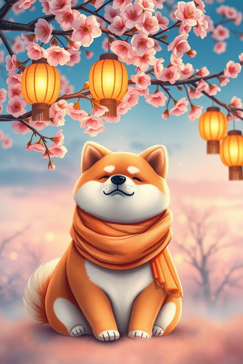 Get Shiba Blossom Glow #CutePet