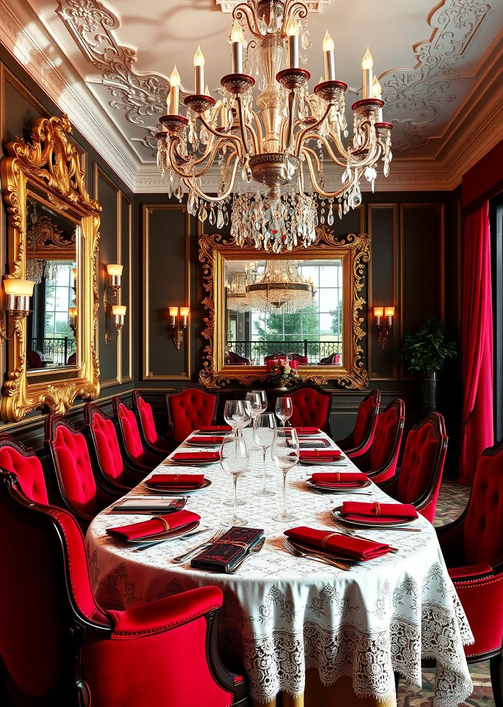 Rococo Revival Dining Room