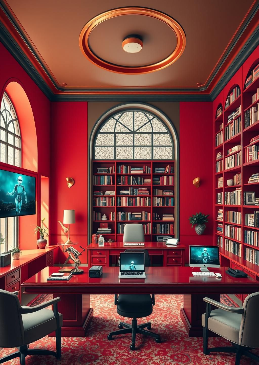 Maximalist Home Office Inspiration