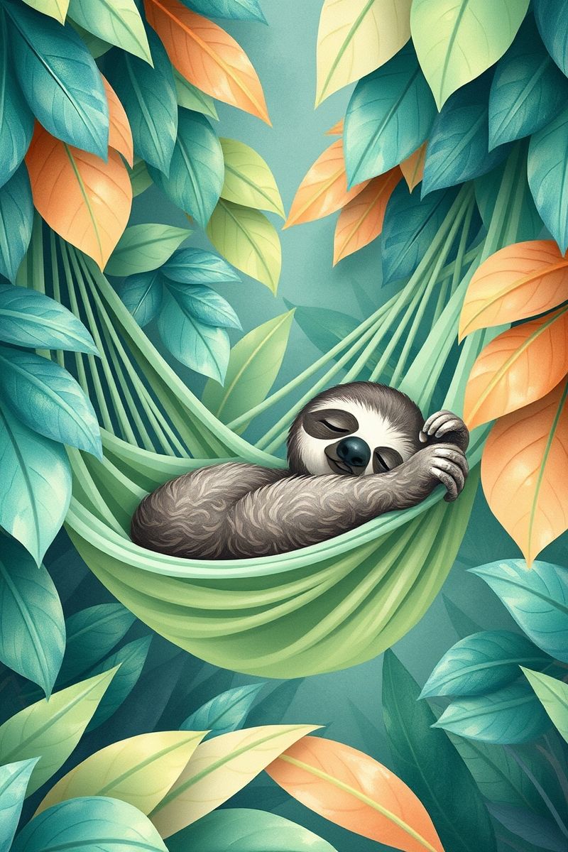 Grab Sloth Hammock Dream #CutePet