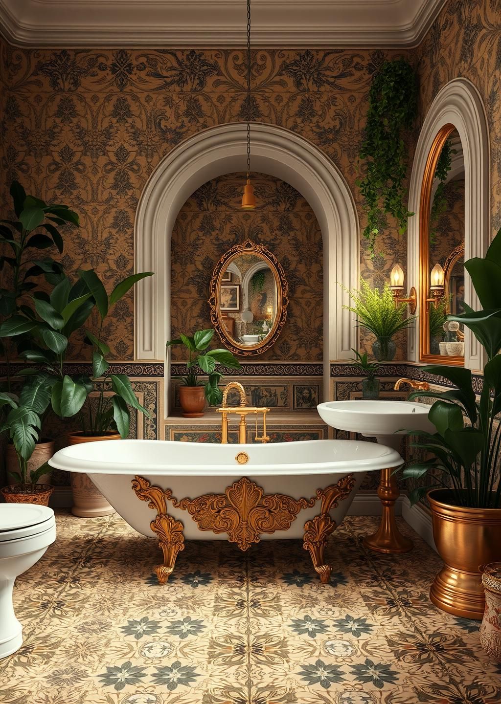 Eclectic Bathroom Maximalism