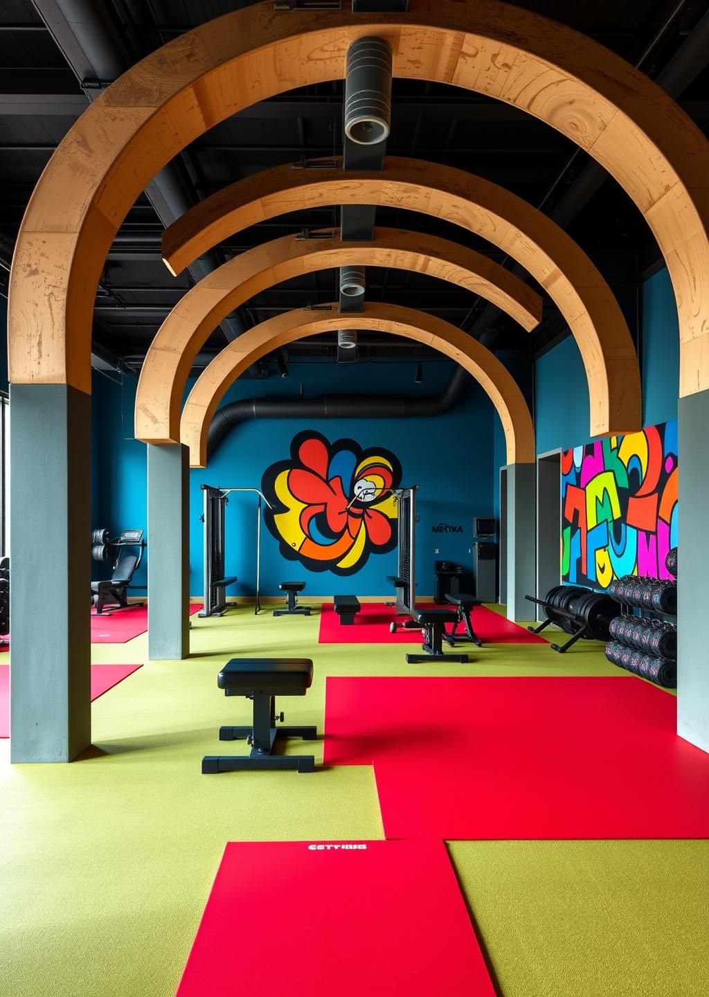 Maximalist Home Gym Ideas