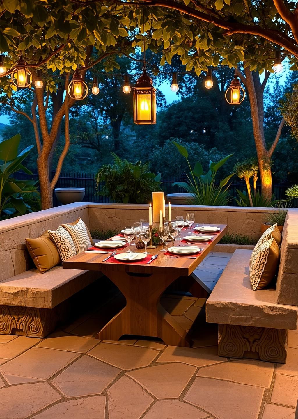 Surreal Outdoor Dining Trends