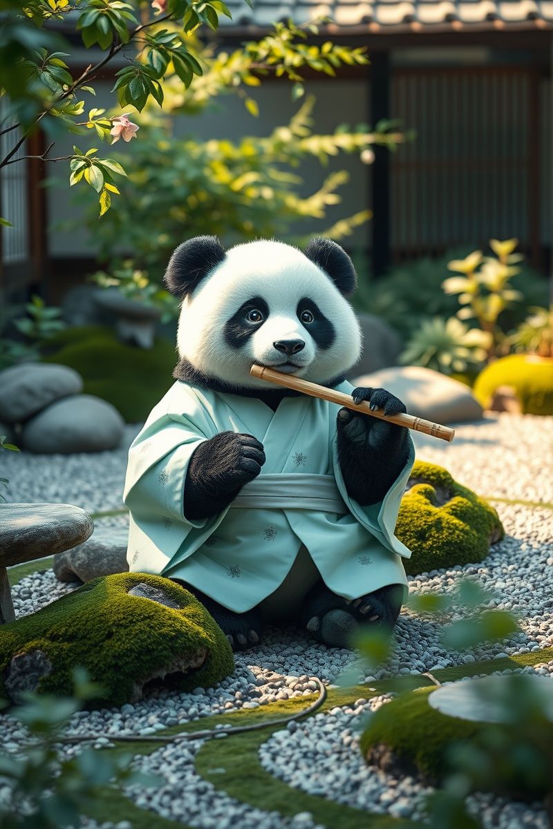 Get Panda Flute Serenade #CutePet