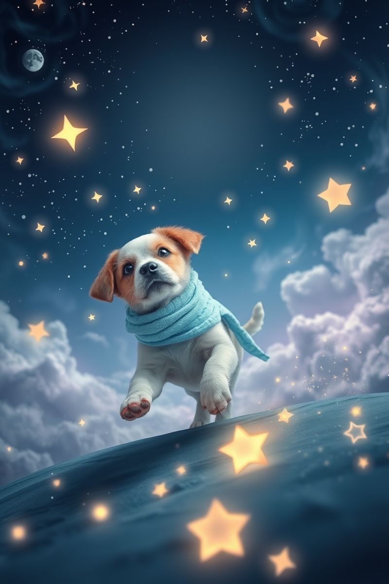 Get Puppy Star Hunt #PetWallpaper