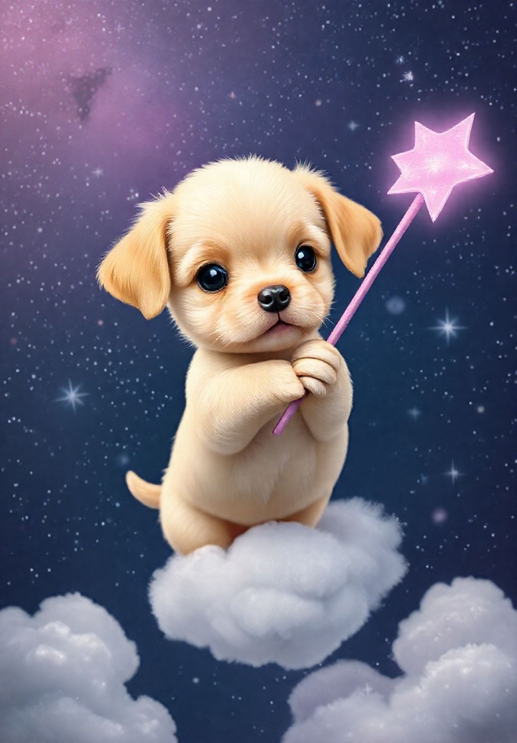 Get Puppy Star Shine #CutePetWallpapers