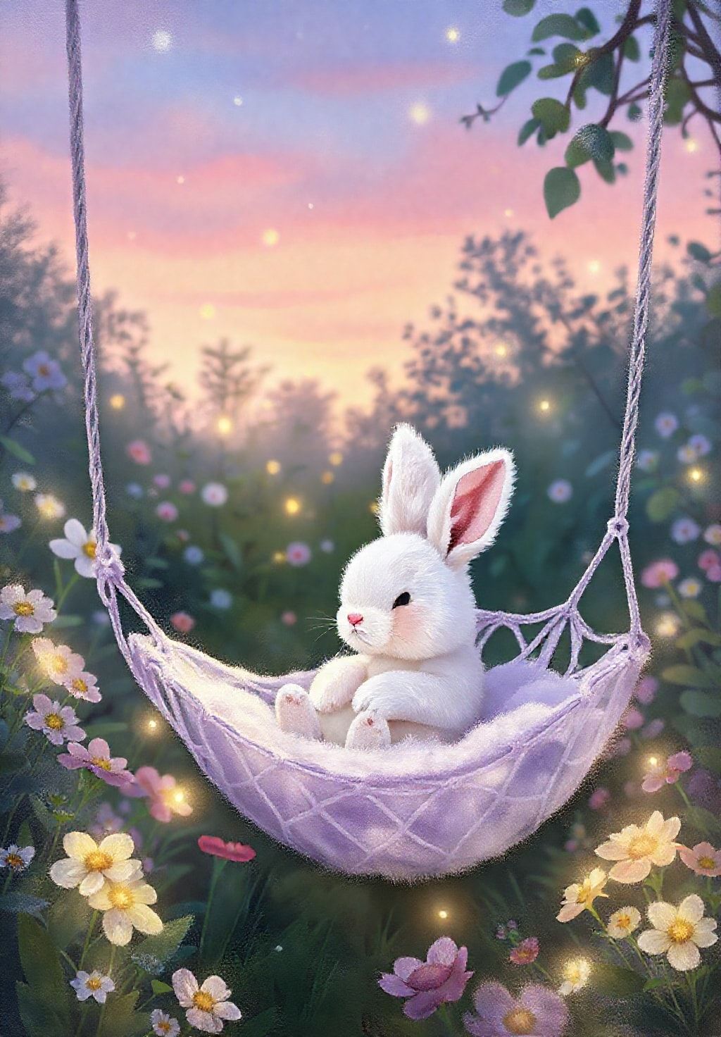 Grab Bunny Hammock Glow #CutePet