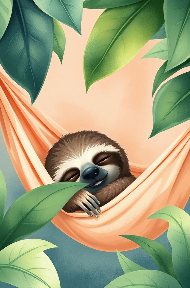 Grab Sloth Jungle Nap #CutePet