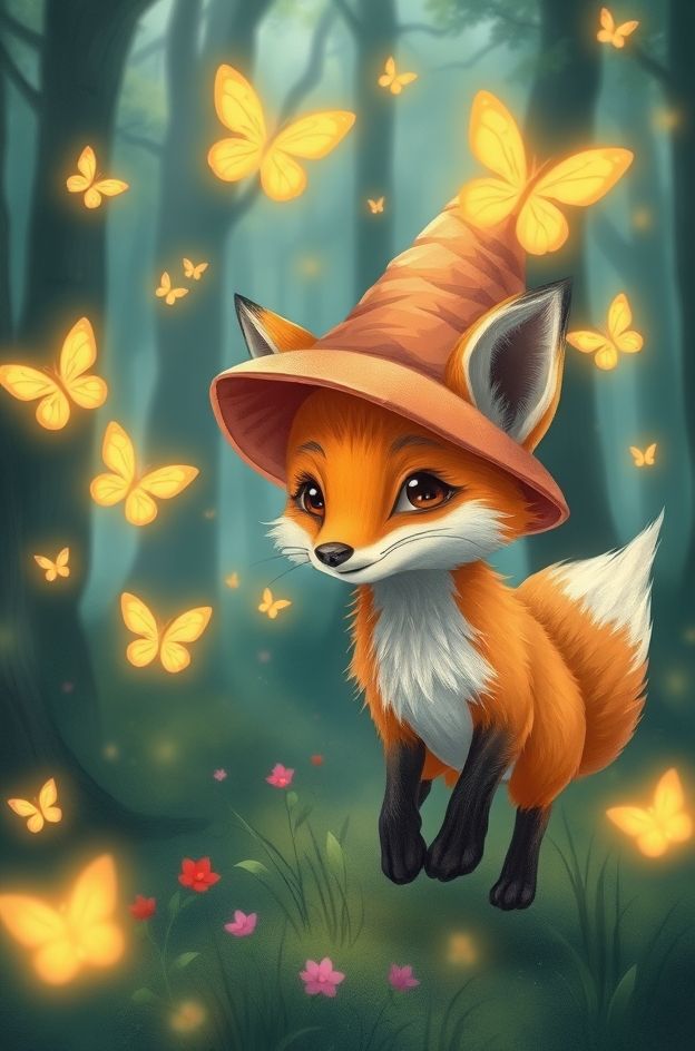 Get Fox Butterfly Dance #CutePet