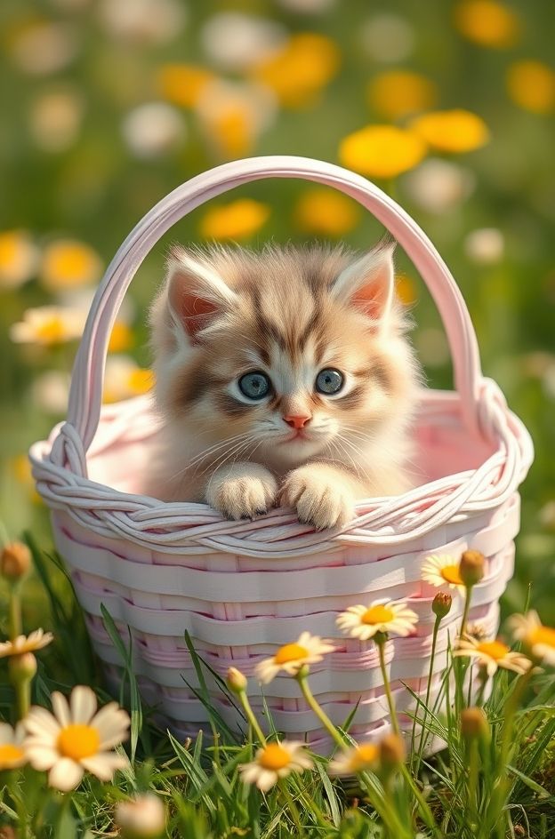 Get Kitten Flower Shine #KawaiiPet