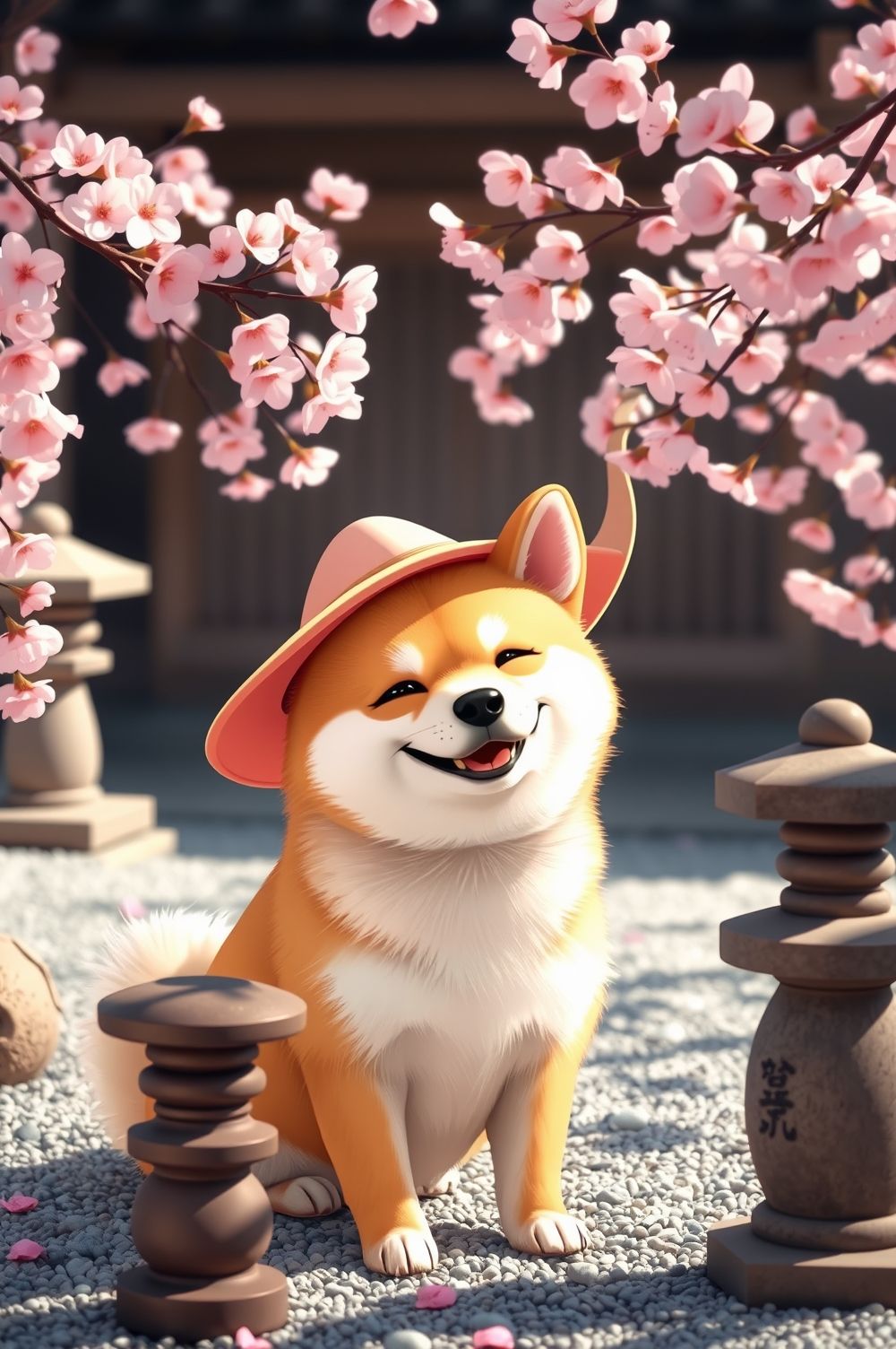 Download Shiba Blossom Glow #CutePet