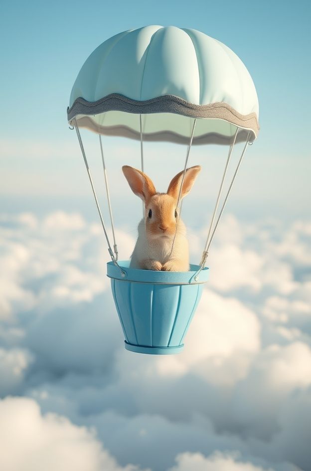 Download Bunny Balloon Glow #KawaiiPet