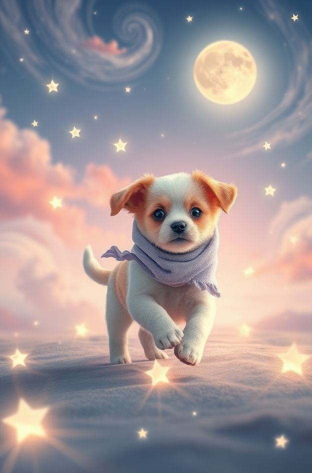 Get Puppy Star Shine #PetWallpaper