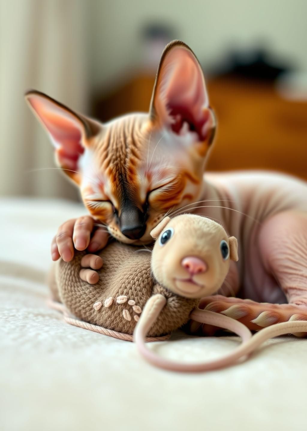 Get Kitten Mouse Hug #KawaiiCat