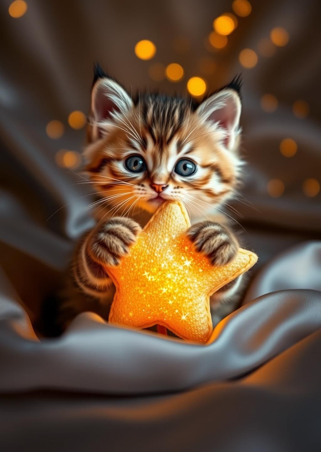 Download Kitten Star Cuddle #KawaiiPet