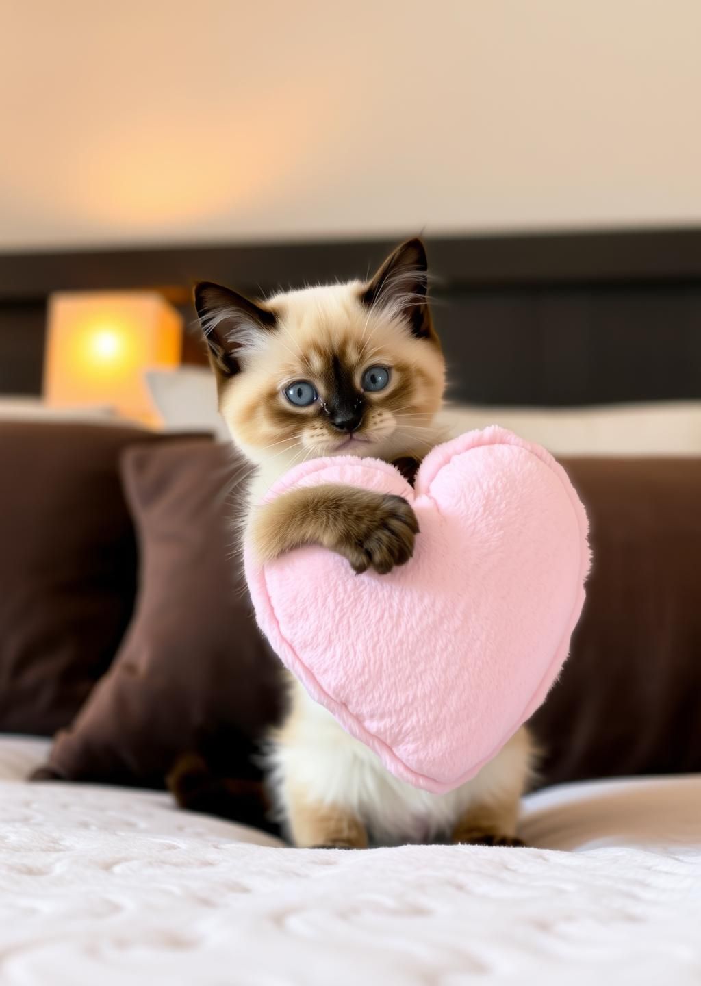 Get Kitten Heart Hug #AdorableCat