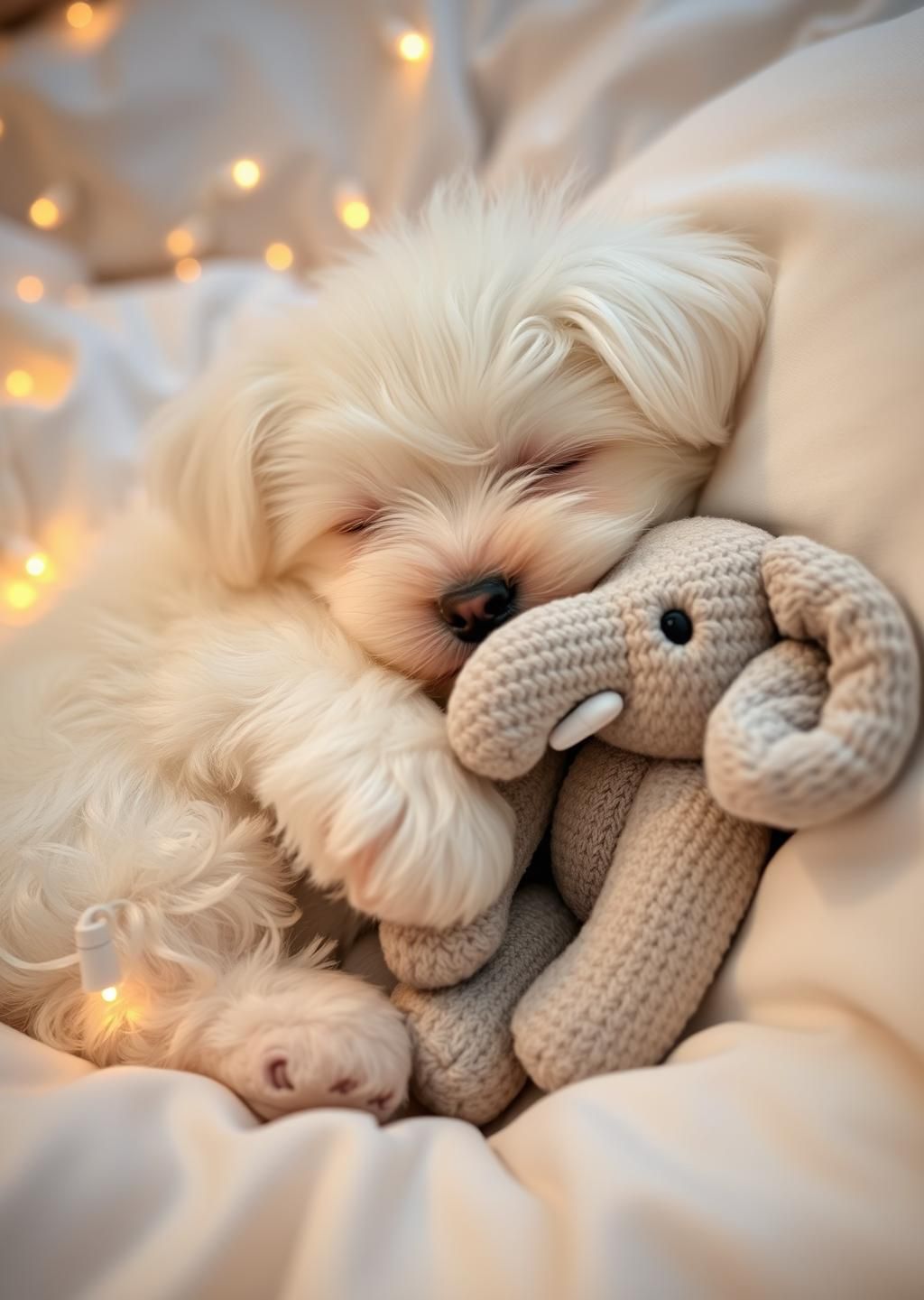 Download Puppy Elephant Glow #CutePuppy