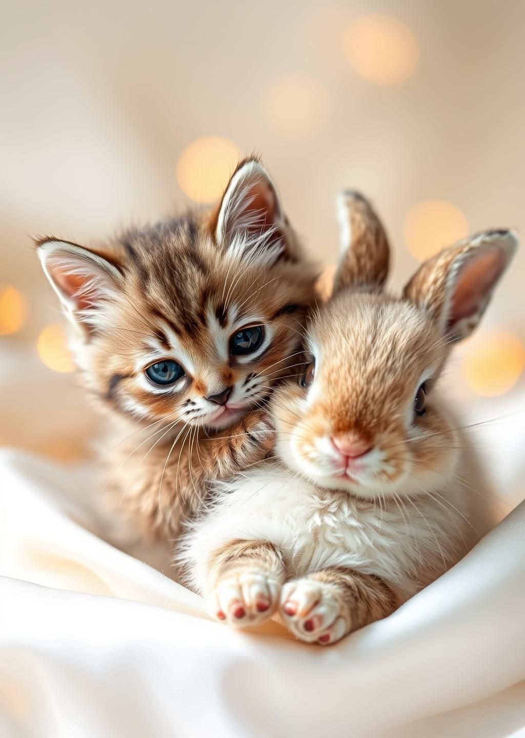 Grab Kitten Bunny Cuddle #KawaiiCat