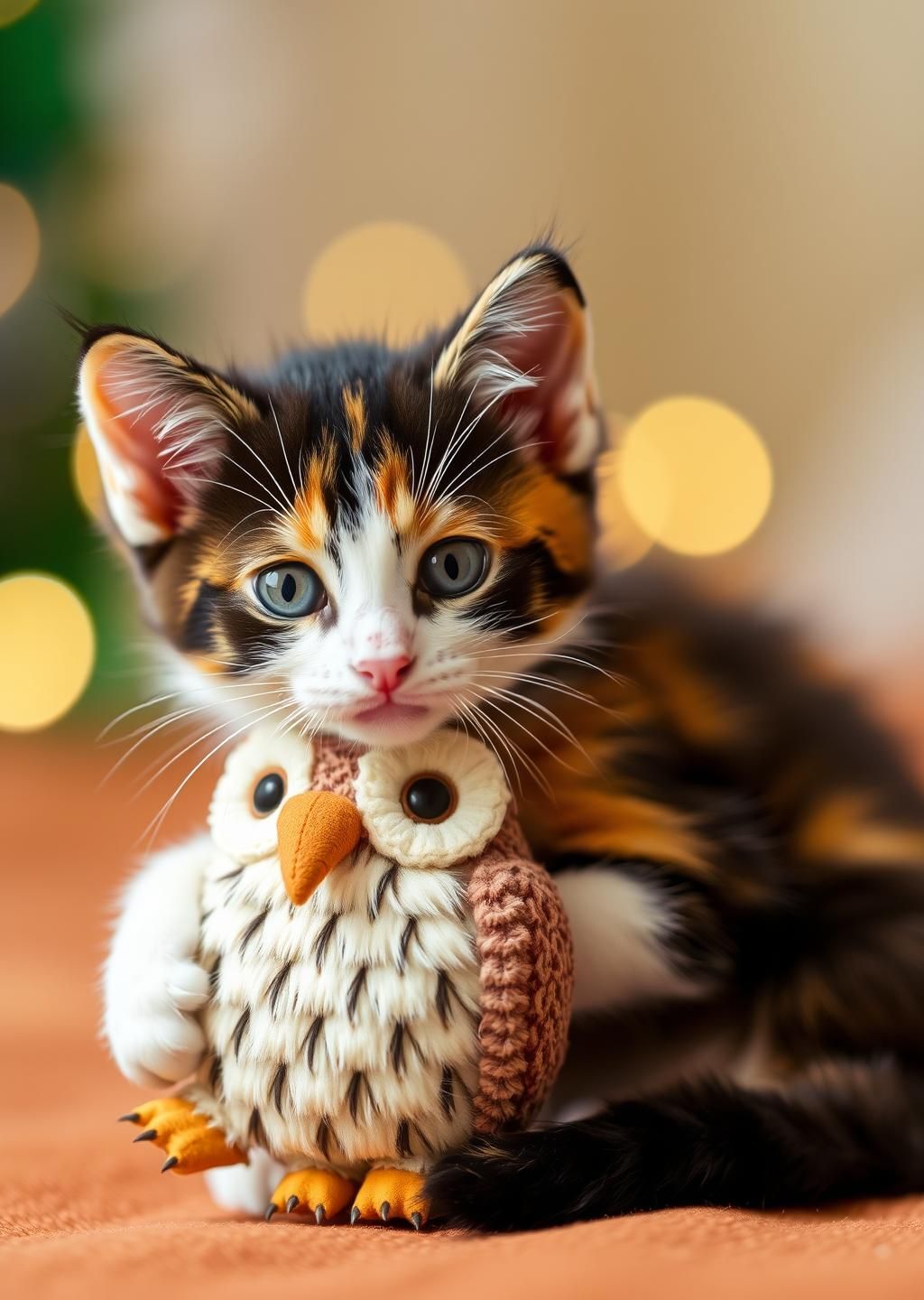 Download Kitten Owl Nap #AdorableCat