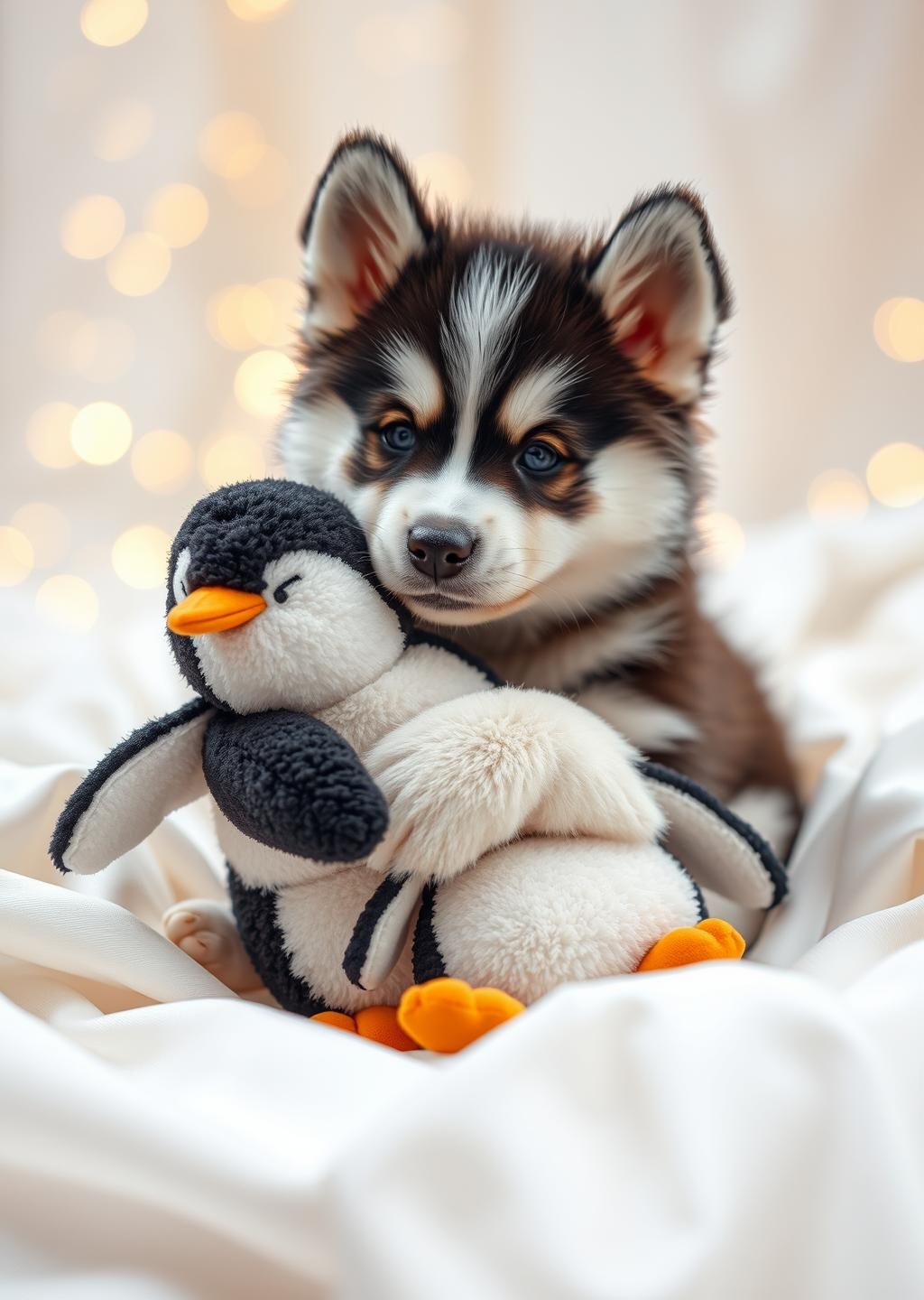 Download Puppy Penguin Nap #CuteDog
