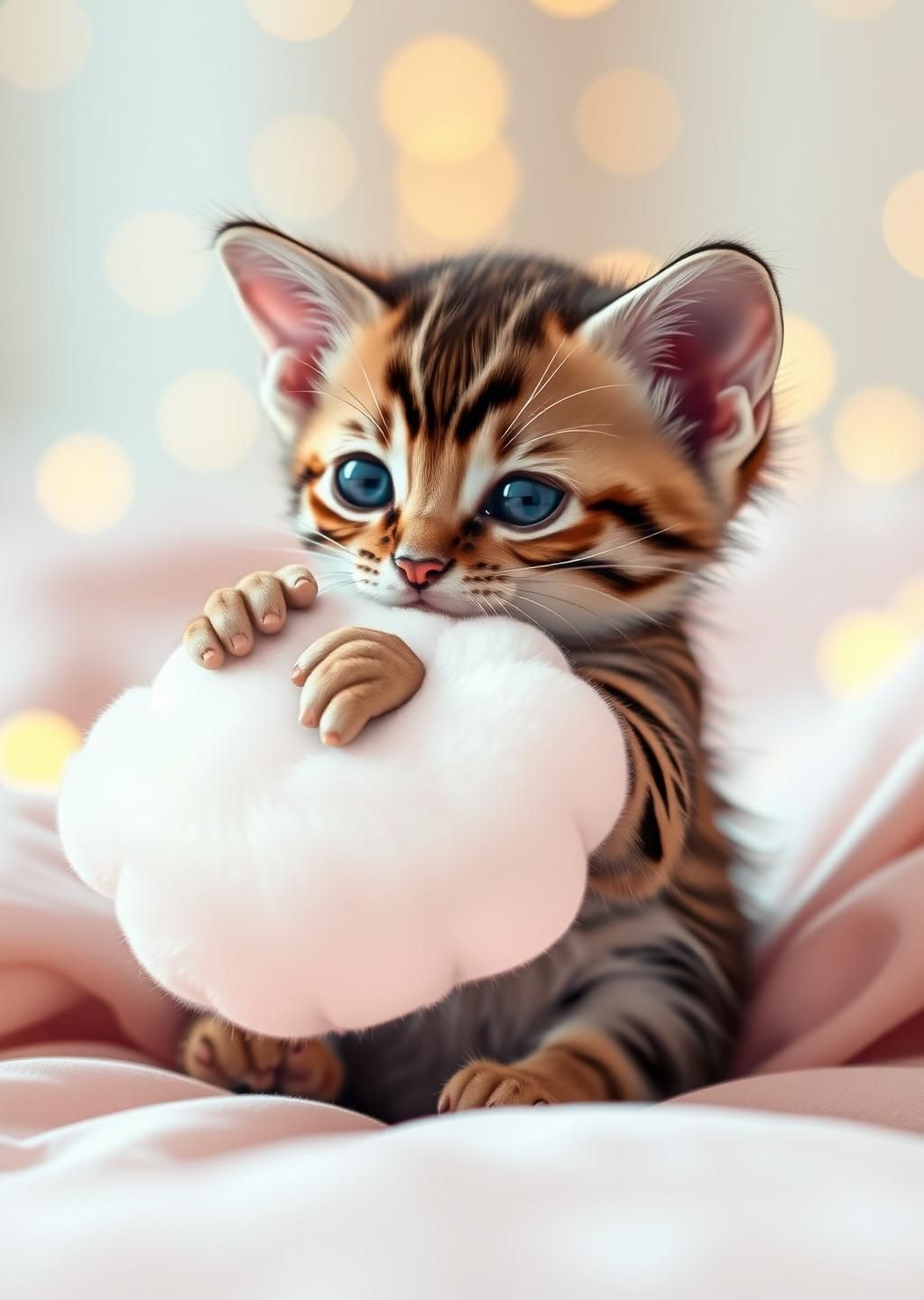 Grab Kitten Cloud Cuddle #KawaiiPet