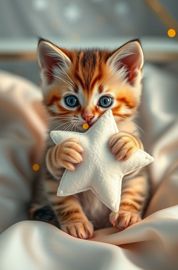 Download Kitten Star Cuddle #KawaiiPet
