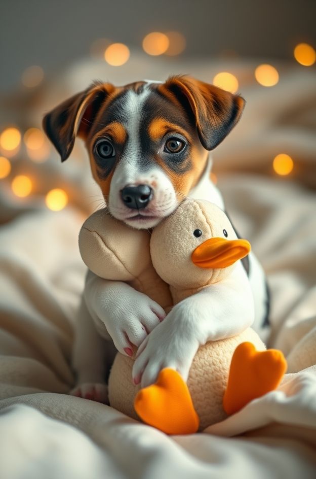Download Puppy Duck Nap #CuteDog