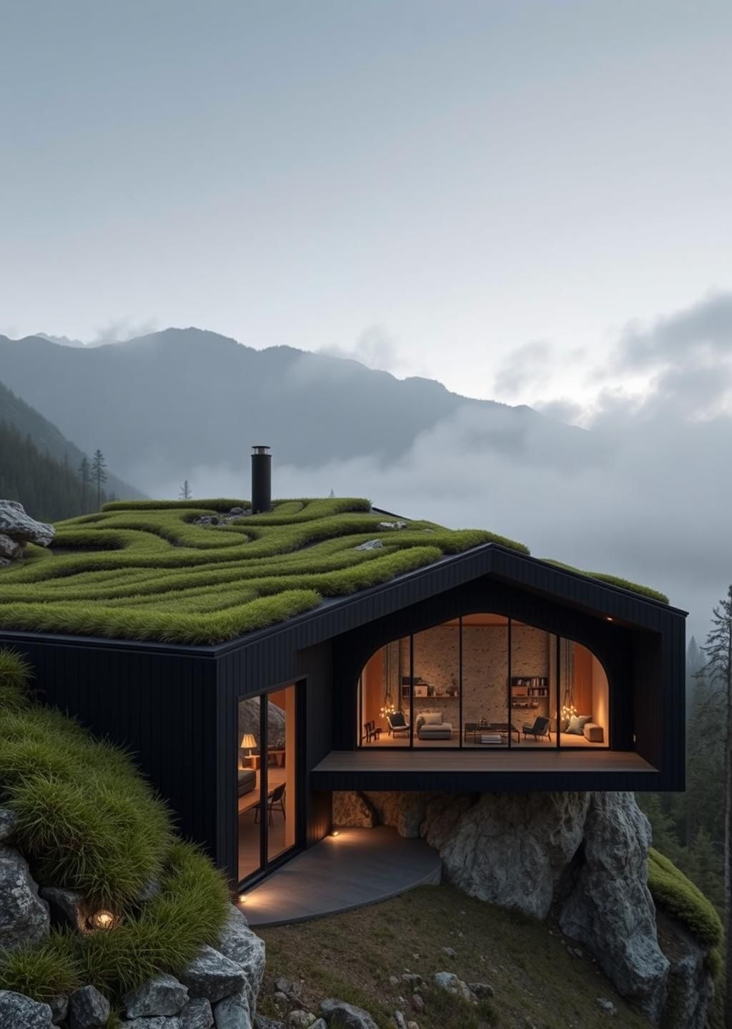 🏔️ Alpine Terraced Chalet Trends