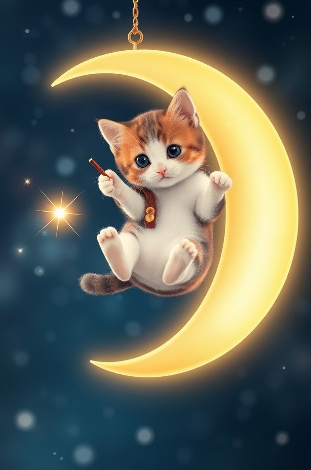 Get Kitten Moon Magic #KawaiiCat