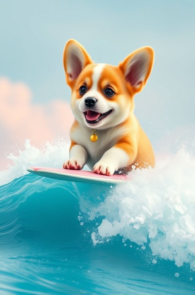Get Puppy Cupcake Surf #CuteDog