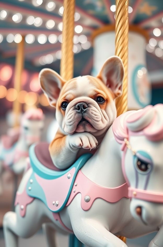 Grab Puppy Carousel Ride #CuteDog