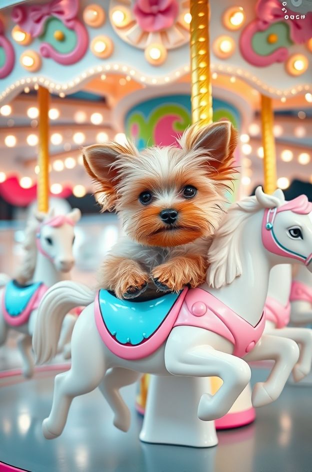 Grab Puppy Merry Ride #CuteDog