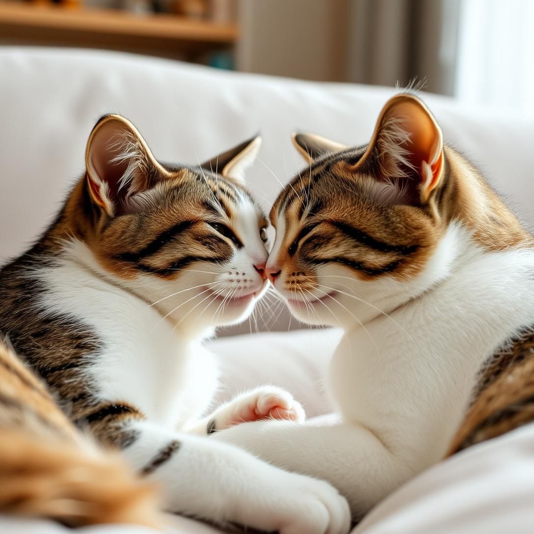 Cats' Head-Bump Love Language Lesson