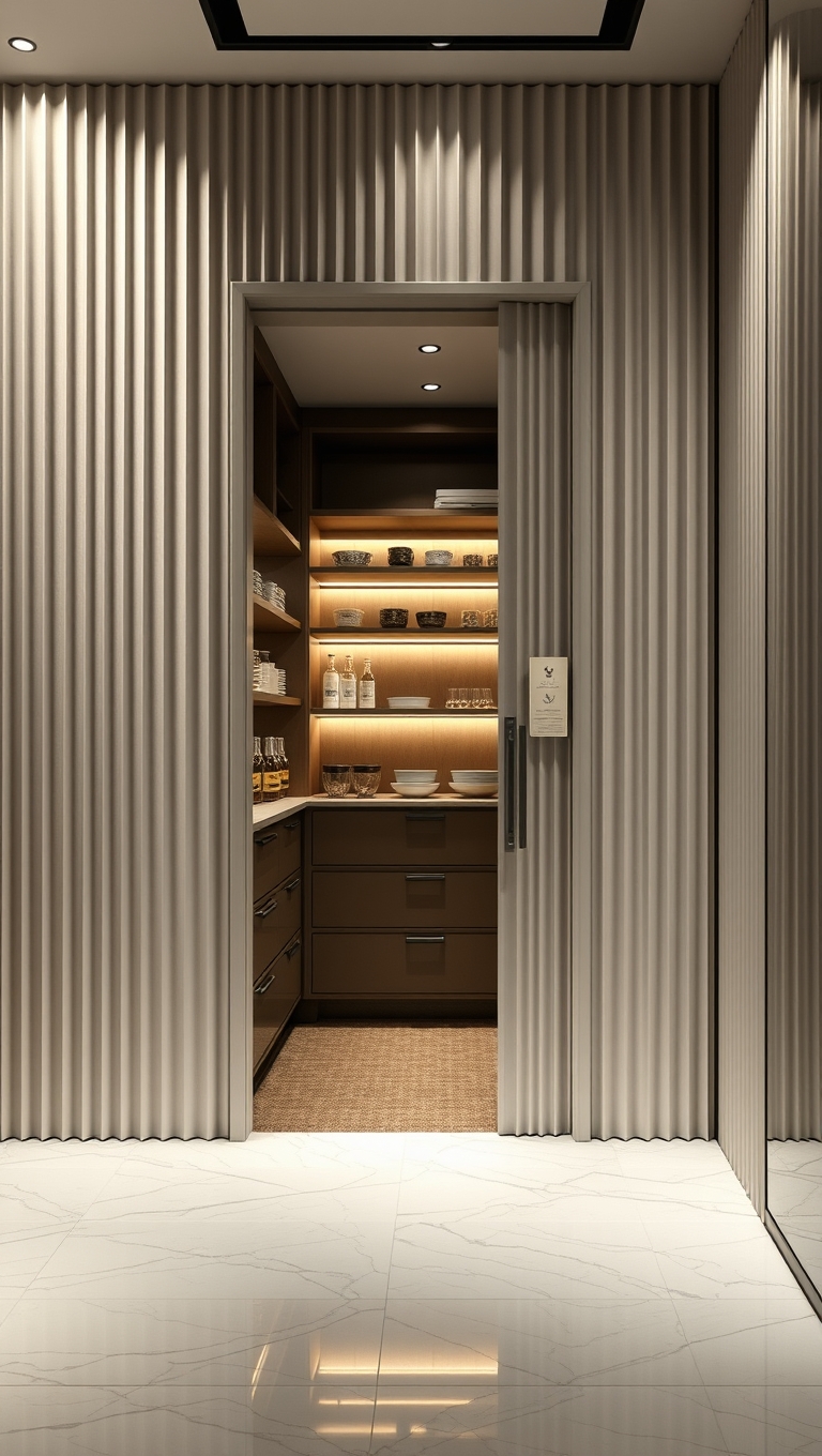Hidden Pantry Door Reveal