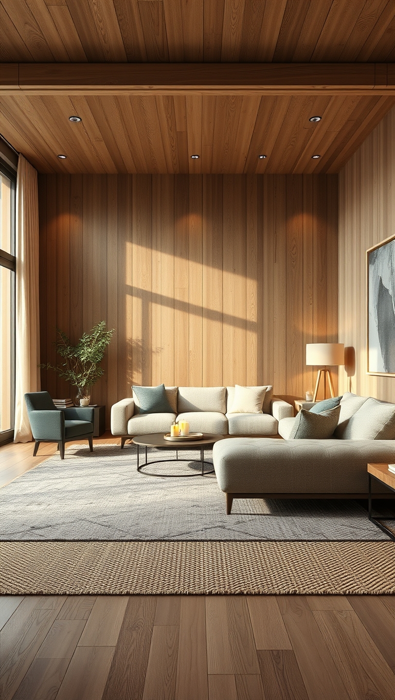 Warm Minimalism Living Room