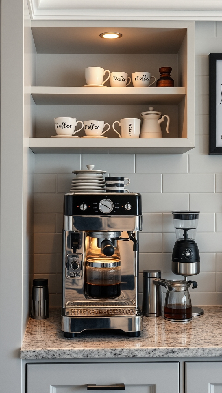 Dedicated Coffee Nook Barista Station – Morning Mastery 17M Saves!