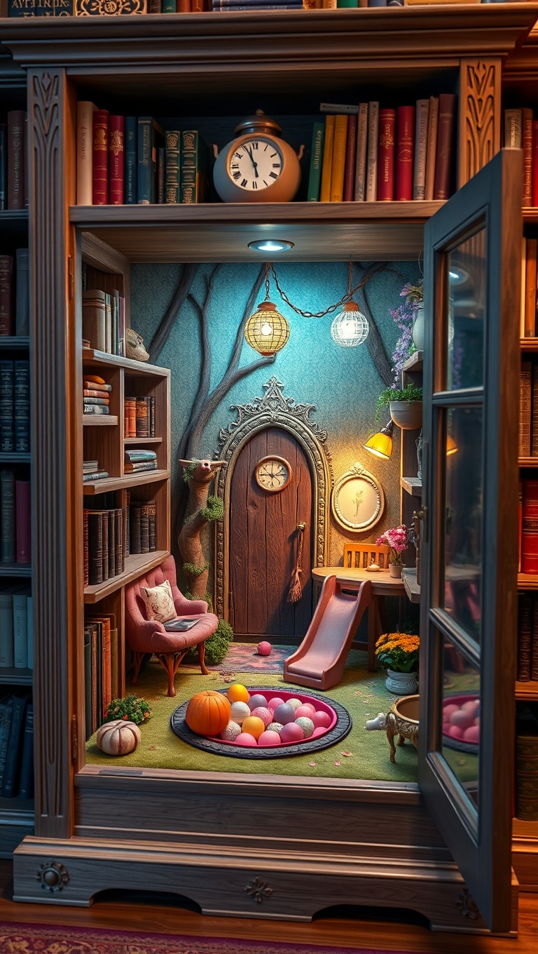 Bookcase Secret Door to Magical Playroom – Pure Magic 16M Viral!