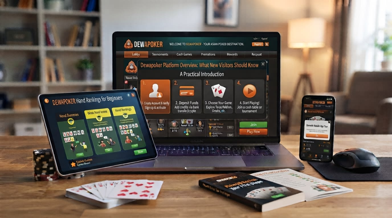 An Overview of Online Poker for First-Time Users