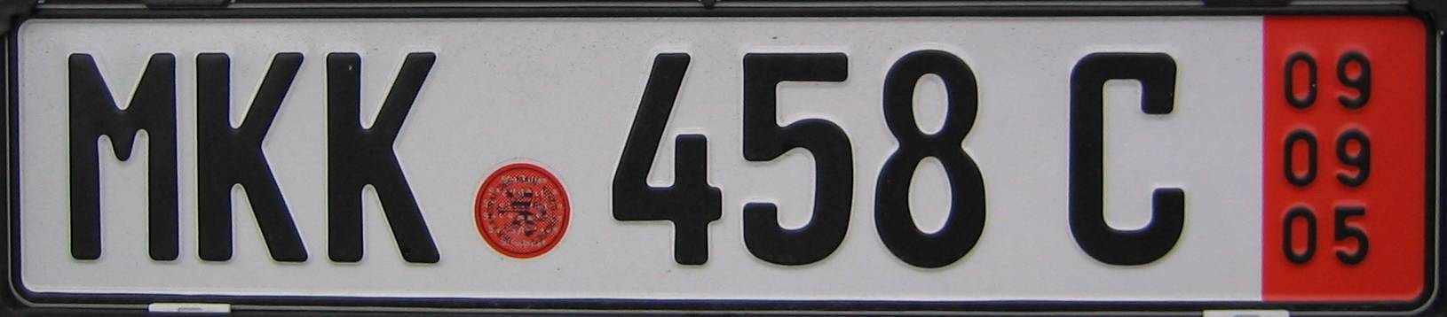 DE plate