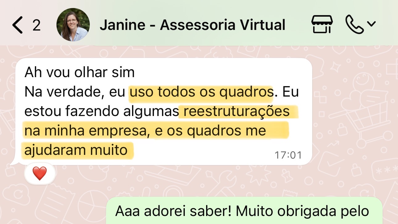 Depoimento de aluna 1