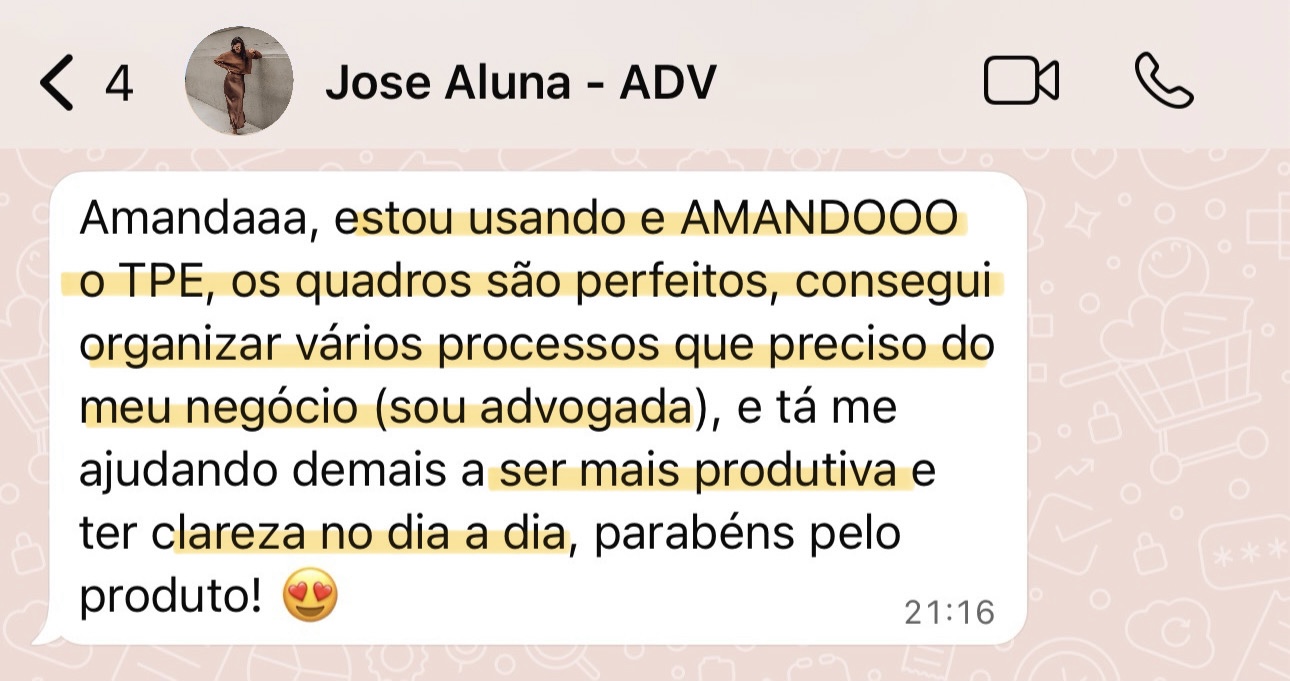 Depoimento de aluna 5