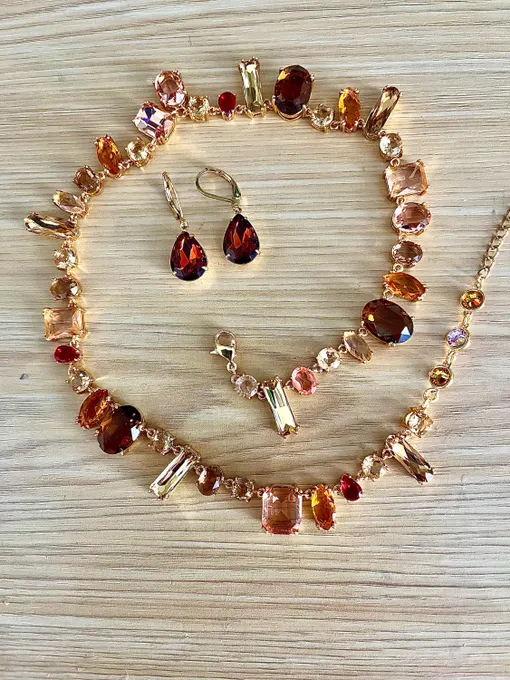 Parure di perle oro giallo 750 elegante