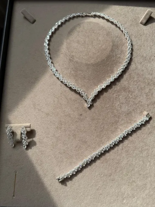 Set coordinato turchese naturale platino 950 firmato Bulgari