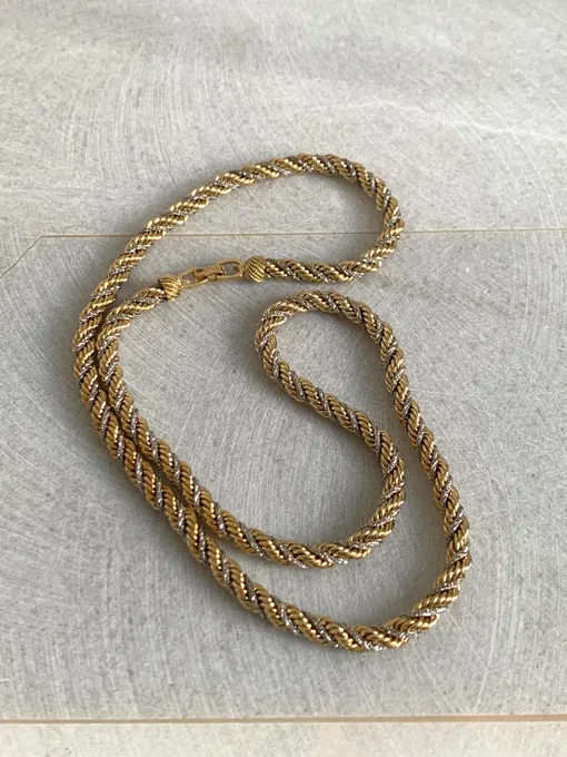 Gioiello vintage anni 50 acquamarina oro bianco 18kt